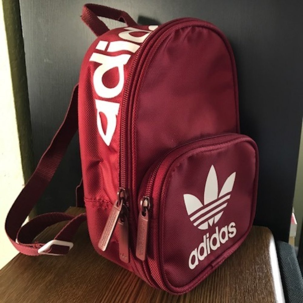 Mini Dark Red Adidas Backpack